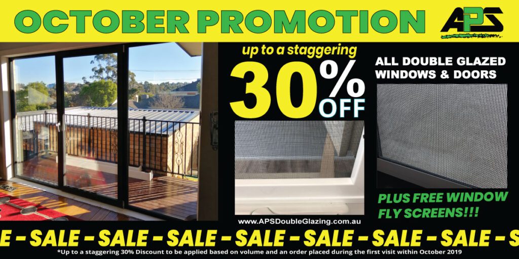 OCTOBER PROMOTION at APS Double Glazing