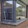 UPVC Fixed Windows with Anthracite Grey frame at APAS Double Glazing